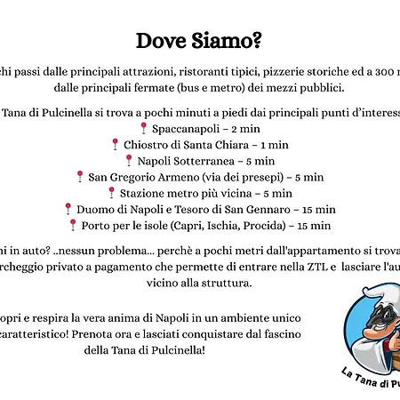 Lejlighed La Tana Di Pulcinella - Centro Storico Napoli